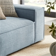Restore 2-Piece Performance Fabric Upholstered Modular Loveseat in Sky