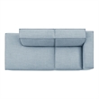 Restore 2-Piece Performance Fabric Upholstered Modular Loveseat in Sky