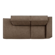 Restore 2-Piece Performance Fabric Upholstered Modular Loveseat in Mocha
