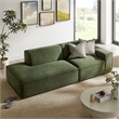 Restore 2-Piece Performance Fabric Upholstered Modular Loveseat in Foliage