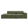 Restore 2-Piece Performance Fabric Upholstered Modular Loveseat in Foliage