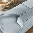 Restore 2-Piece Performance Fabric Upholstered Modular Loveseat in Sky