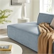 Restore 2-Piece Performance Fabric Upholstered Modular Loveseat in Sky