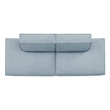 Restore 2-Piece Performance Fabric Upholstered Modular Loveseat in Sky