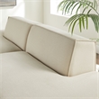 Restore 2-Piece Performance Fabric Upholstered Modular Loveseat in Ecru