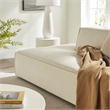 Restore 2-Piece Performance Fabric Upholstered Modular Loveseat in Ecru