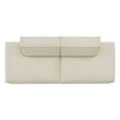 Restore 2-Piece Performance Fabric Upholstered Modular Loveseat in Ecru