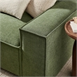 Restore 3-Piece Performance Fabric Upholstered Modular Sofa Set in Foliage