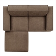 Restore 3-Piece Performance Fabric Upholstered Modular Loveseat with Ottoman