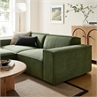 Restore 3-Piece Performance Fabric Upholstered Modular Loveseat with Ottoman