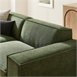 Restore 3-Piece Performance Fabric Upholstered Modular Loveseat with Ottoman