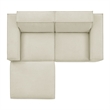 Restore 3-Piece Performance Fabric Upholstered Modular Loveseat with Ottoman