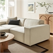 Restore 3-Piece Performance Fabric Upholstered Modular Loveseat with Ottoman
