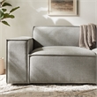 Restore 2-Piece Performance Fabric Upholstered Modular Loveseat in Pewter