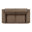 Restore 2-Piece Performance Fabric Upholstered Modular Loveseat in Mocha