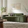 Restore 2-Piece Performance Fabric Upholstered Modular Loveseat in Foliage