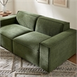 Restore 2-Piece Performance Fabric Upholstered Modular Loveseat in Foliage