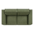 Restore 2-Piece Performance Fabric Upholstered Modular Loveseat in Foliage