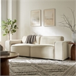Restore 2-Piece Performance Fabric Upholstered Modular Loveseat in Ecru