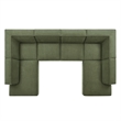 Restore 6-Piece Performance Fabric Upholstered U-Shaped Sectional Sofa