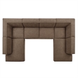 Restore 6-Piece Performance Fabric Upholstered U-Shaped Sectional Sofa
