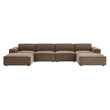 Restore 6-Piece Performance Fabric Upholstered Modular Sectional Sofa