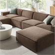 Restore 6-Piece Performance Fabric Upholstered Modular Sectional Sofa
