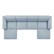 Restore 6-Piece Performance Fabric Upholstered Modular Sectional Sofa