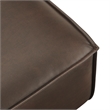 Restore Vegan Leather Modular Ottoman in Espresso