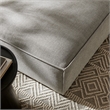 Restore Performance Fabric Upholstered Modular Ottoman in Pewter