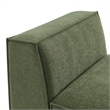 Restore Performance Fabric Upholstered Armless Modular Chair in Foliage