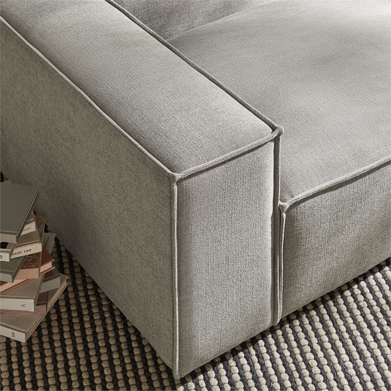 Restore Performance Fabric Upholstered Left-Facing Modular Lounge Chair