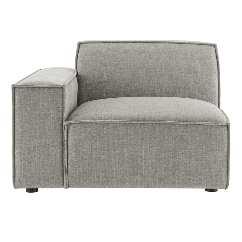 Restore Performance Fabric Upholstered Left-Facing Modular Lounge Chair