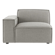 Restore Performance Fabric Upholstered Left-Facing Modular Lounge Chair