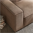 Restore Performance Fabric Upholstered Left-Facing Modular Lounge Chair