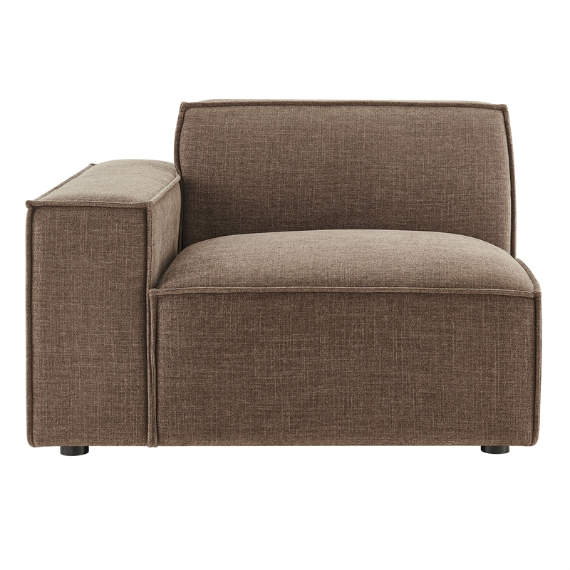 Restore Performance Fabric Upholstered Left-Facing Modular Lounge Chair