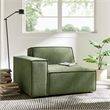 Restore Performance Fabric Upholstered Left-Facing Modular Lounge Chair