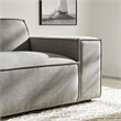 Restore Performance Fabric Upholstered Right-Facing Modular Lounge Chair