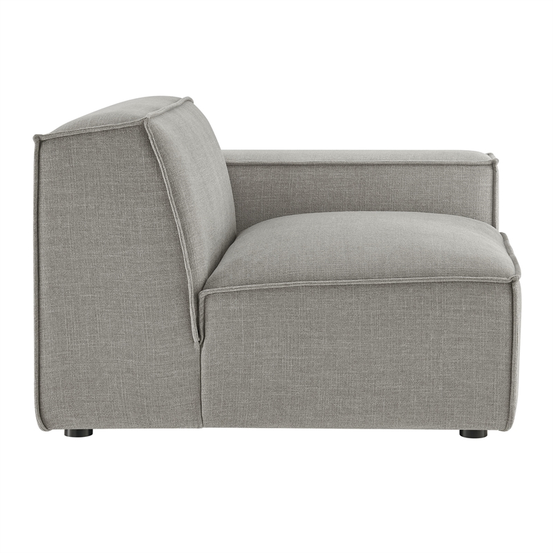 Restore Performance Fabric Upholstered Right-Facing Modular Lounge Chair