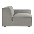 Restore Performance Fabric Upholstered Right-Facing Modular Lounge Chair