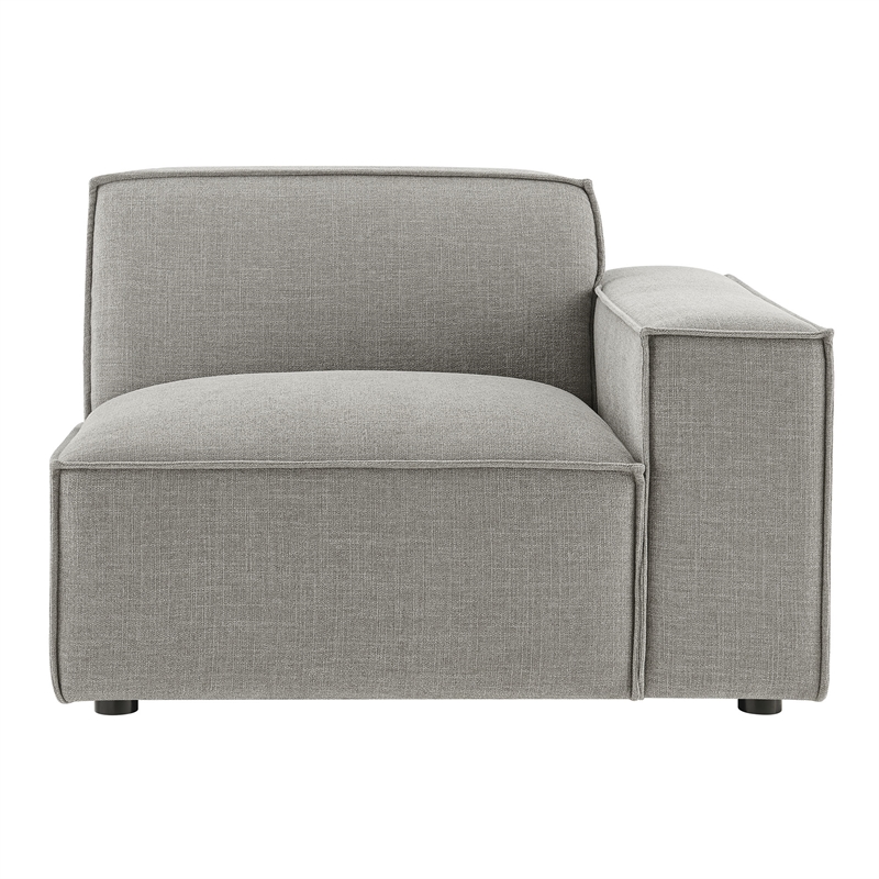 Restore Performance Fabric Upholstered Right-Facing Modular Lounge Chair