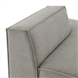 Restore Performance Fabric Upholstered Right-Facing Armless Modular Chaise