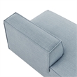 Restore Performance Fabric Upholstered Left-Facing Armless Modular Chaise