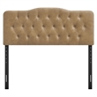 Annabel Vegan Leather Full Headboard in Toast