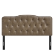 Annabel Vegan Leather Full Headboard in Mushroom