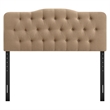 Annabel Premium Linen Blend Full Headboard in Almond
