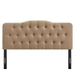 Annabel Premium Linen Blend Full Headboard in Almond