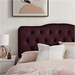 Annabel Stain-Resistant Performance Velvet Full Headboard in Mulberry