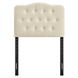 Annabel Premium Linen Blend Twin Headboard in Linen