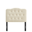 Annabel Premium Linen Blend Twin Headboard in Linen